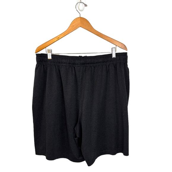 Reebok Athletic Shorts XL Gym Basketball Sportswear Pockets Charcoal Drawstring - Picture 4 of 14